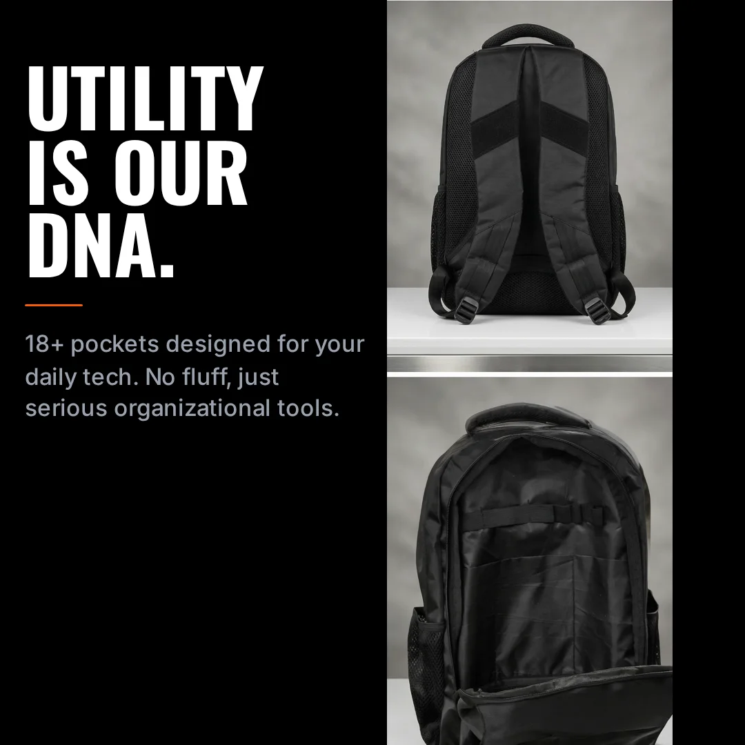 Stashed bag Ã¢â‚¬â€ utility is our DNA