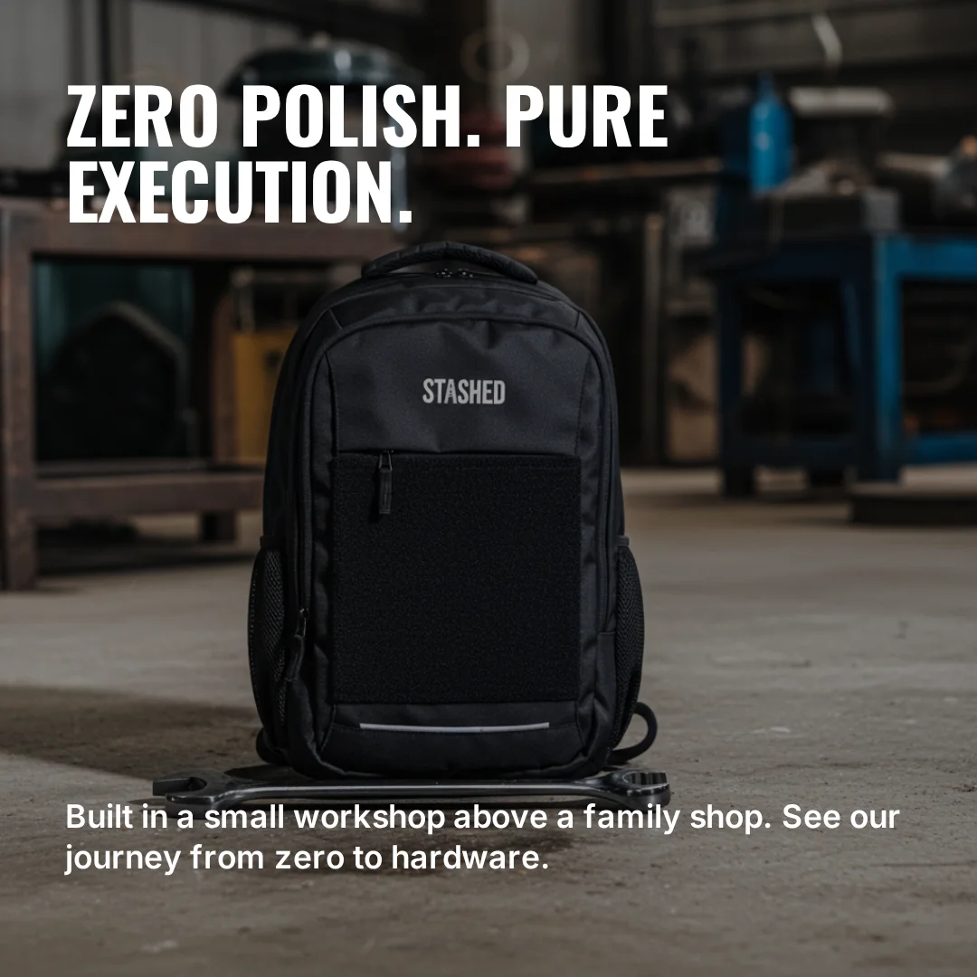 Stashed bag Ã¢â‚¬â€ zero polish, pure execution